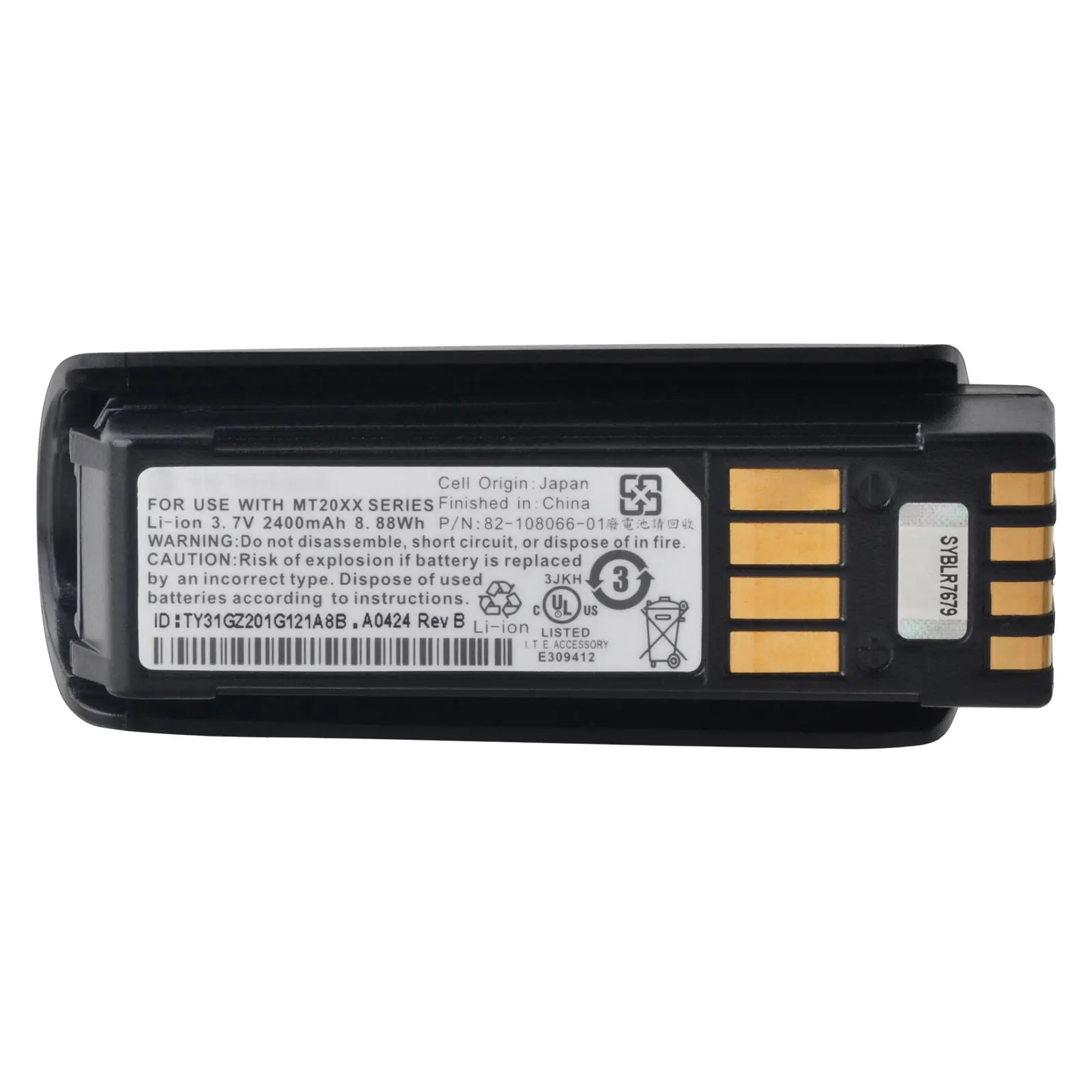 

3.7V 2400mAh 82-108066-01 Battery Original Replacement For Zebra Motorola Symbol MT2070 MT2090 MT20XX Series