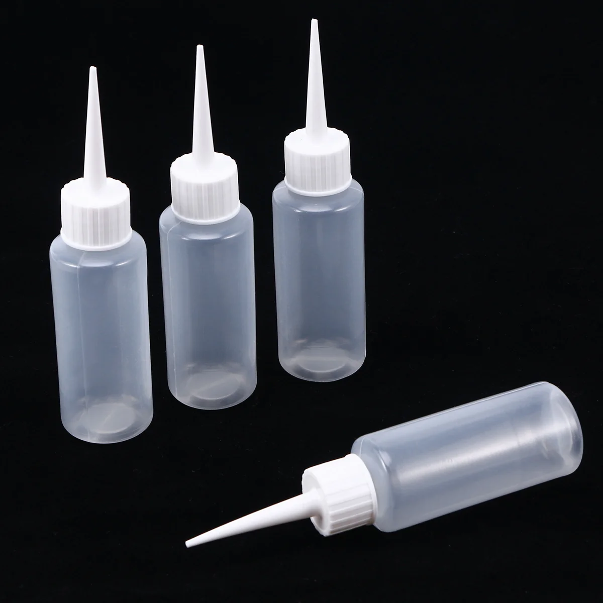 Bottle Squeeze Bottles Glue Tip Precision Applicator Dispense Empty Liquid Needle Tie Storage Dye 50Ml Color Hairnose