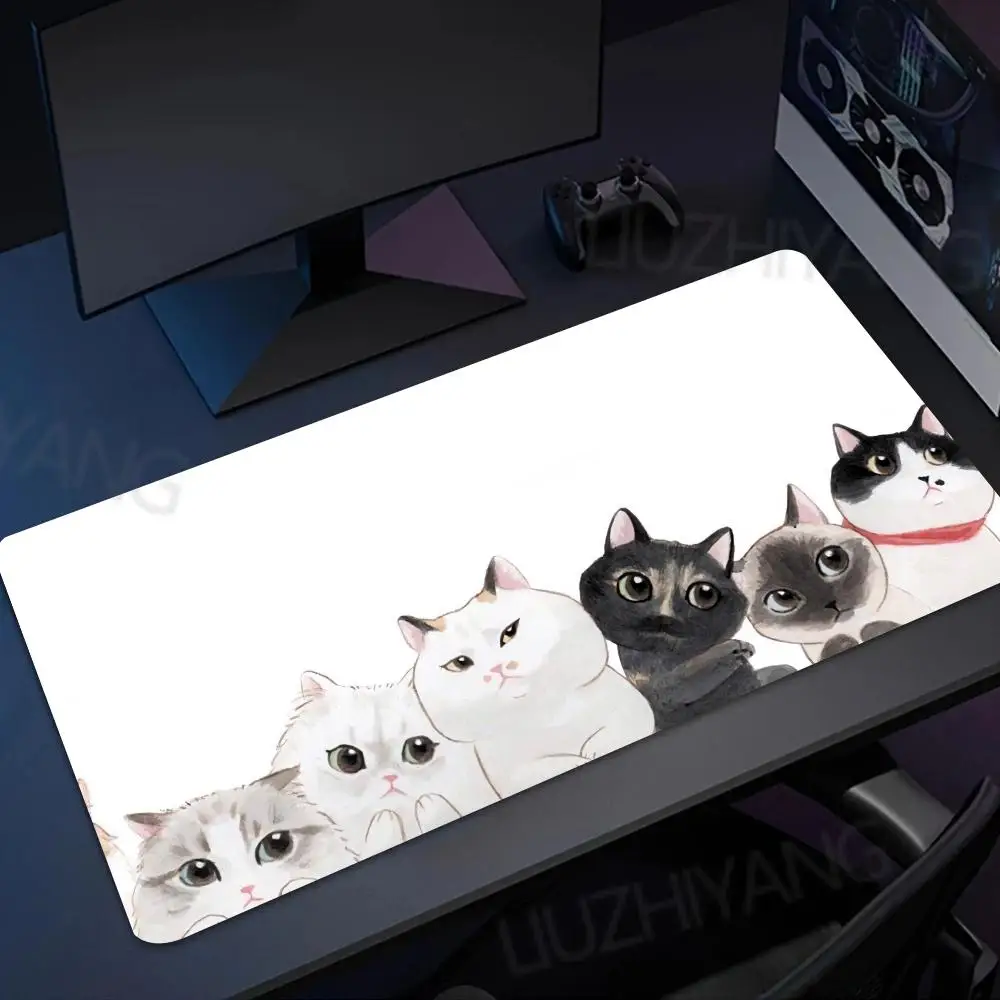 A group of cute cats Mouse Pad XXL Gaming MousePad Large  Gamer Mause Carpet PC Desk Mat keyboard Computer Office Long Mousepad