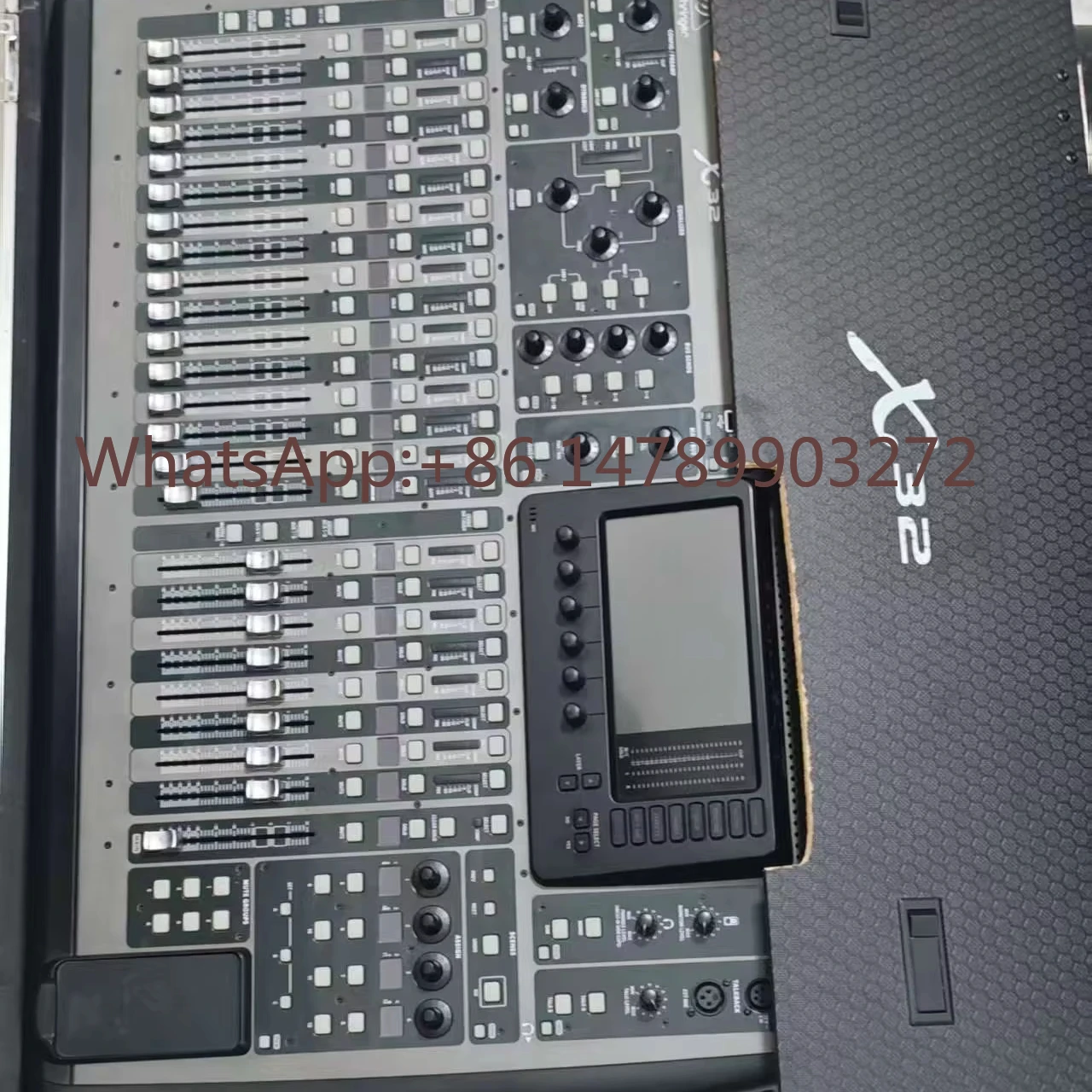 Mixer de Áudio Digital Compacto Behringer X32 Usado com Tela Sensível ao Toque, Equipamento de Áudio, Mixer de 32 Canais