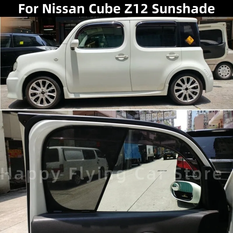 

Suitable for NISSAN CUBE Z12 2008-2019 car window sunshade,front and side door sun baffle,mesh curtain