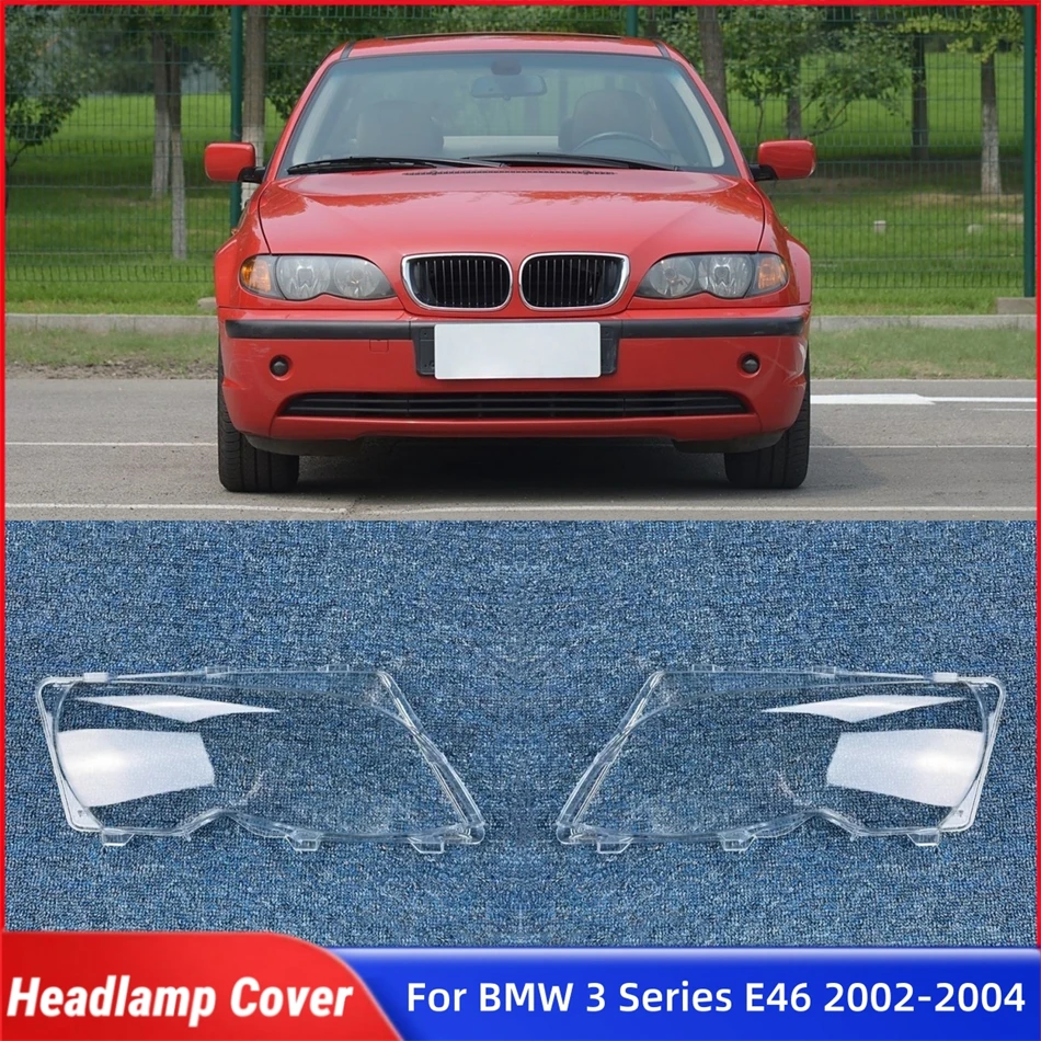 

Для BMW 3 серии E46 316i 318i 320i 325i 328i 330i 2002 2003 2004, автомобильные аксессуары для автомобилей, абажуры, крышка фары