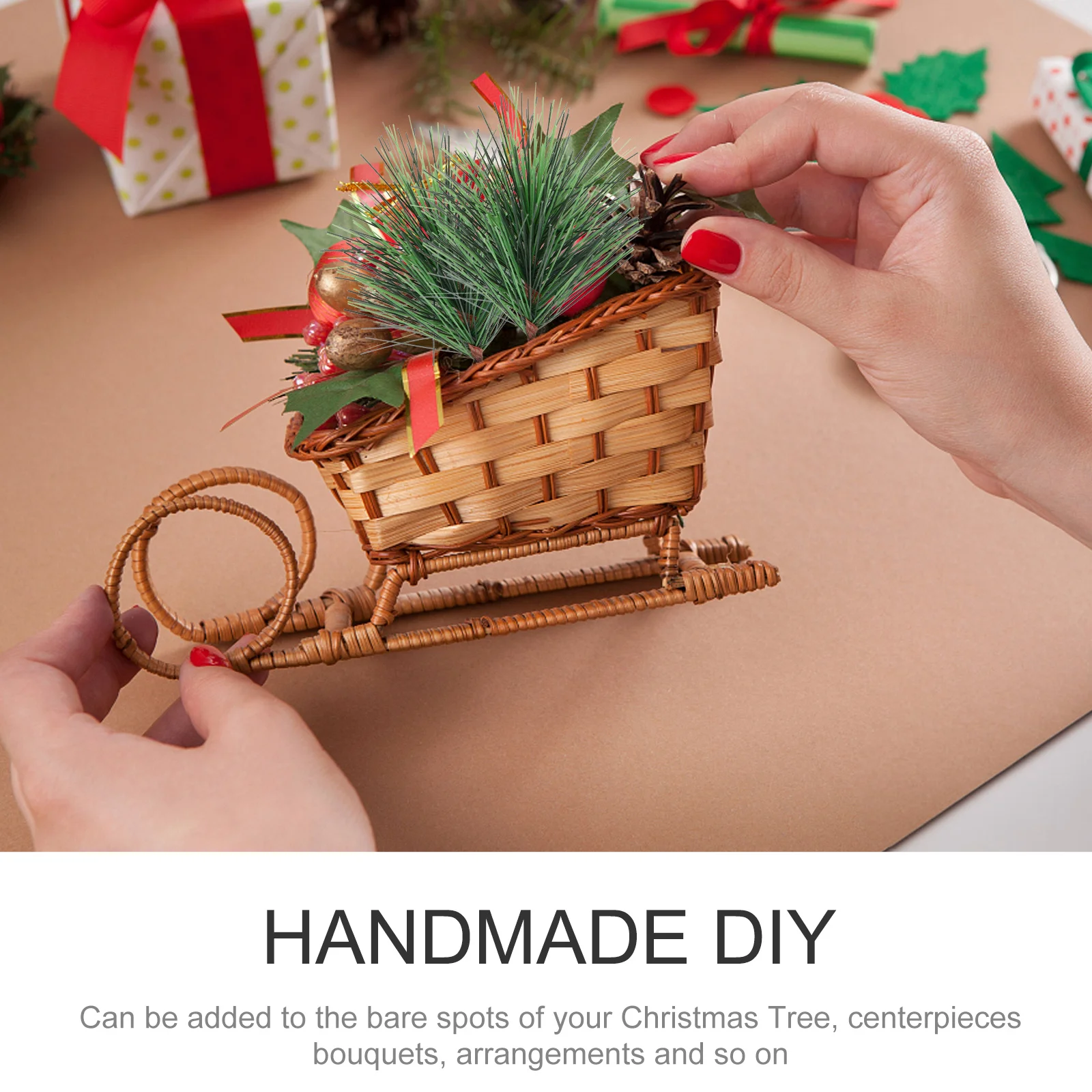 

24Pcs Christmas Tree Decoration Pine Picks Realistic Artificial Pine Branches for Holiday Party Home Decor Festive Ornament