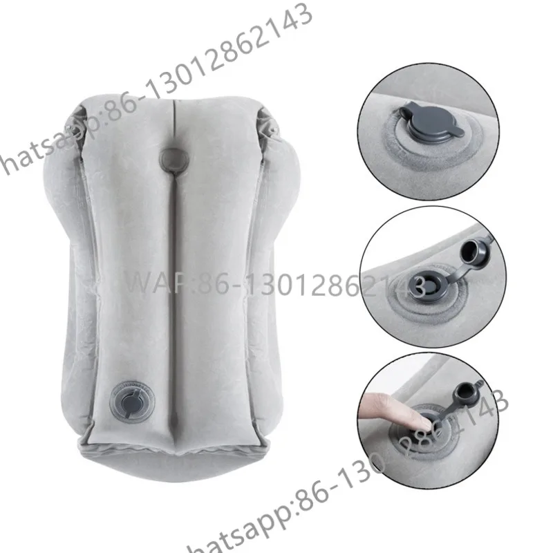 

Upgraded Inflatable Air Cushion Travel Pillow Headrest Chin Support Cushions for Airplane Plane Car Office Rest Neck Nap Pillows