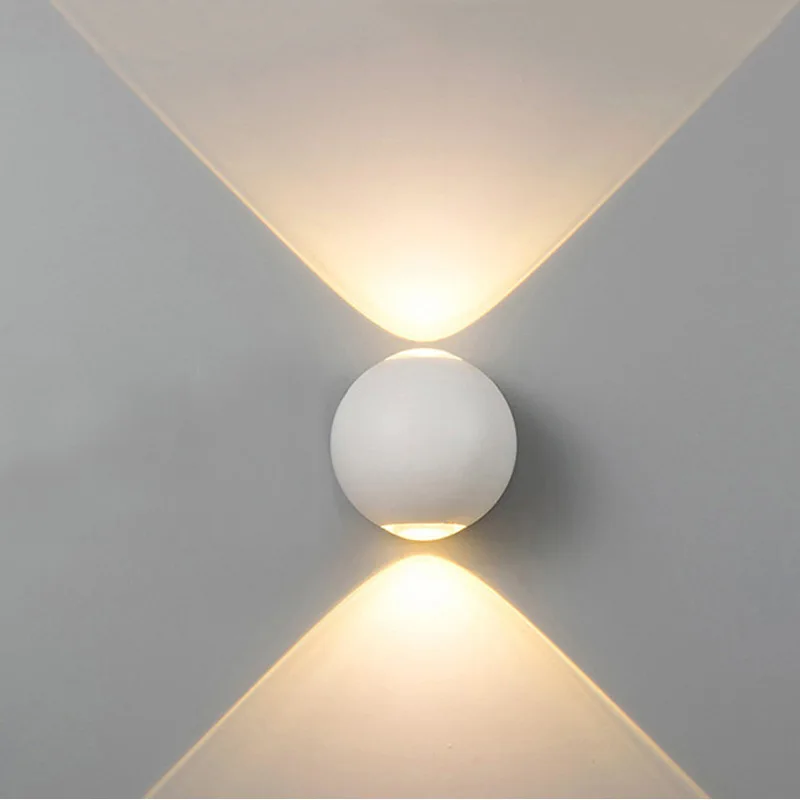 Modern Led Wall Lamp 6W/12W Aluminum Body Wall Light For Bedroom Home Lighting Luminaire Bathroom Lights Fixture Wall Sconce