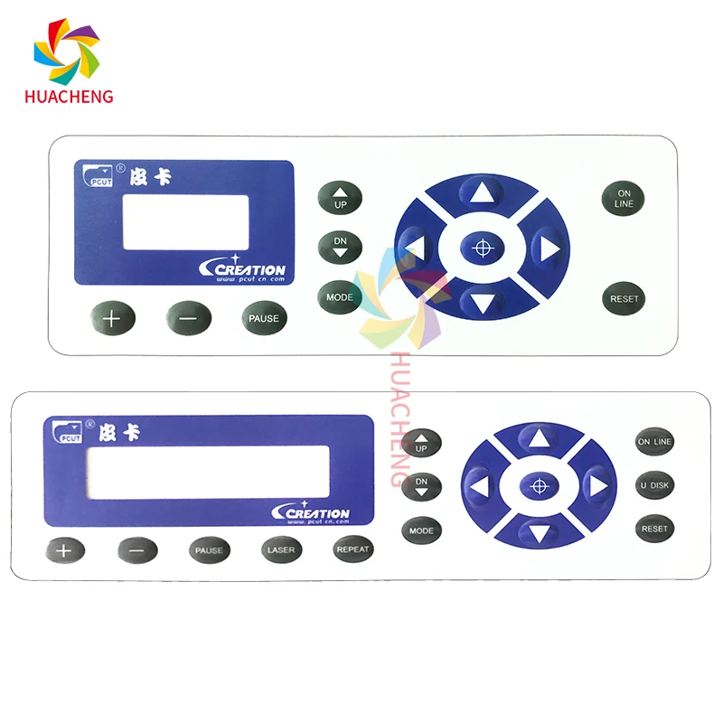 For PCUT CT630 CT1200 Printer Panel Key Board for PCUT CT Series Engraving Machine Plotter Operation Button Panel Sticker