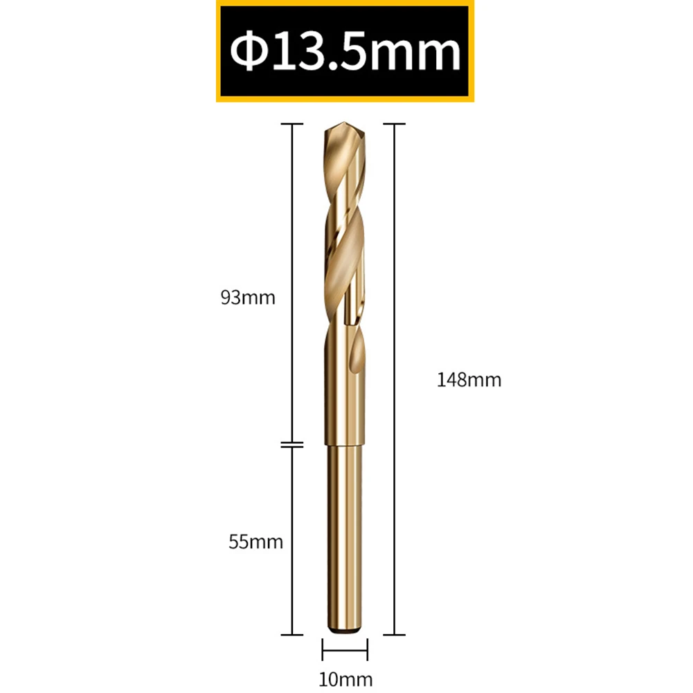 for durable HSS for blacksmith Drill Bit Enhanced Hardness and Heat Resistance Reduced Shank Design Size Range 13mm 15mm
