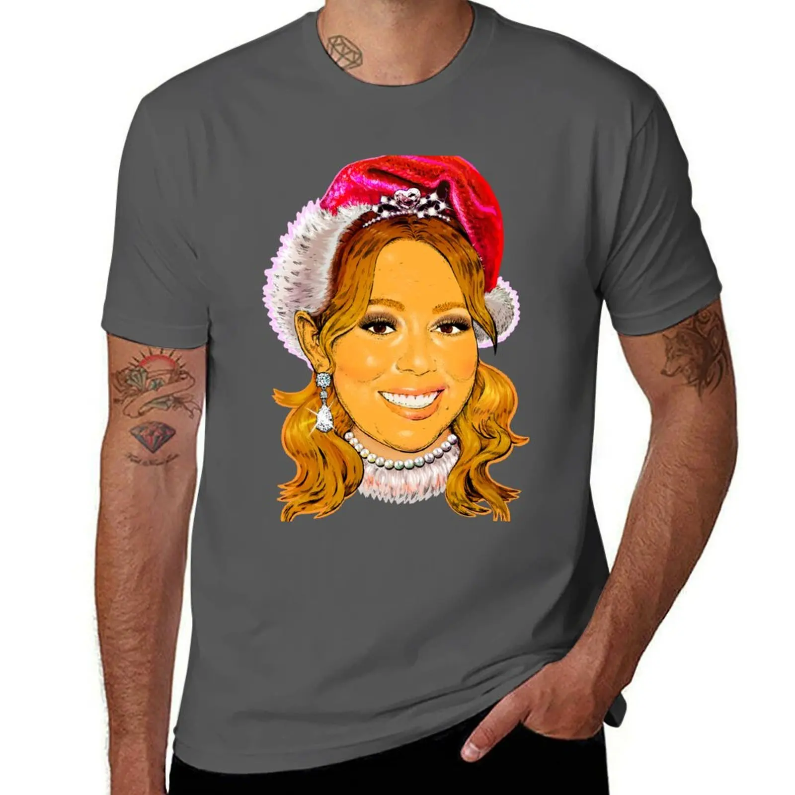 XMAS MARIAH! T-Shirt Standard Fit Solid Tee Shirt