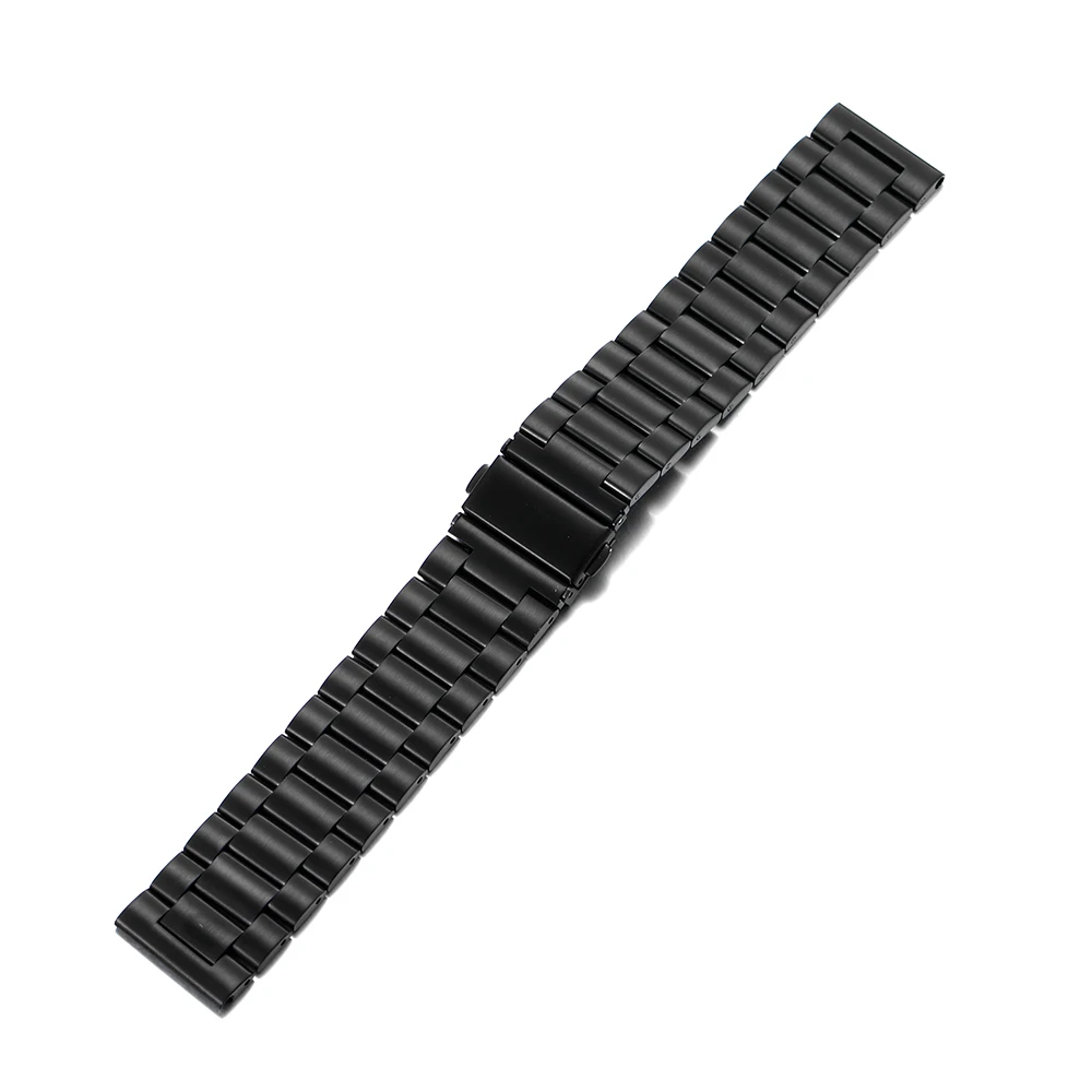 

18mm 20mm 22mm 24mm PVD Black Stainless Steel Watch Band Fit For Seiko Tuna Dive Watch