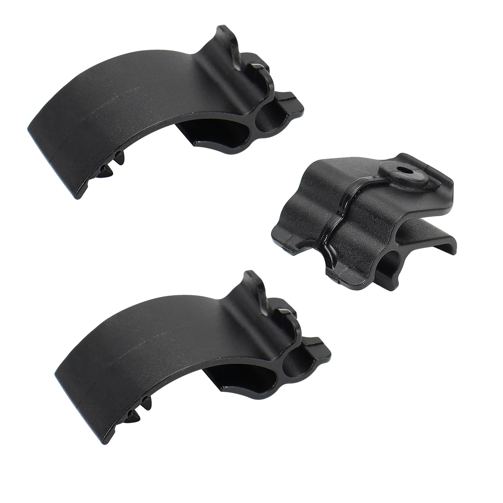 For Harley Sportster XL883 XL1200 48 72 2004-2021 Motorcycle Black Side Battery Cover Clips Mount Clamp Right Left