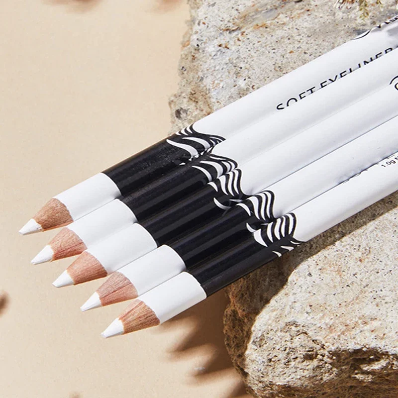 1-10 قطعة Menow P112 دودة القز اشراق الأبيض عالي اللمعان كحل مقاوم للمياه القلم بالجملة ماكياج التجميل هدية للنساء #3