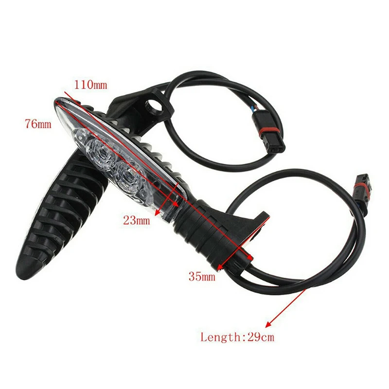 1Pair Motorcycle LED Turn Signal Light Front Indicator Lamp For BMW G310GS G310R F 650 700 800 GS K 1200 R SPORT R1200GS K1300R - view 2