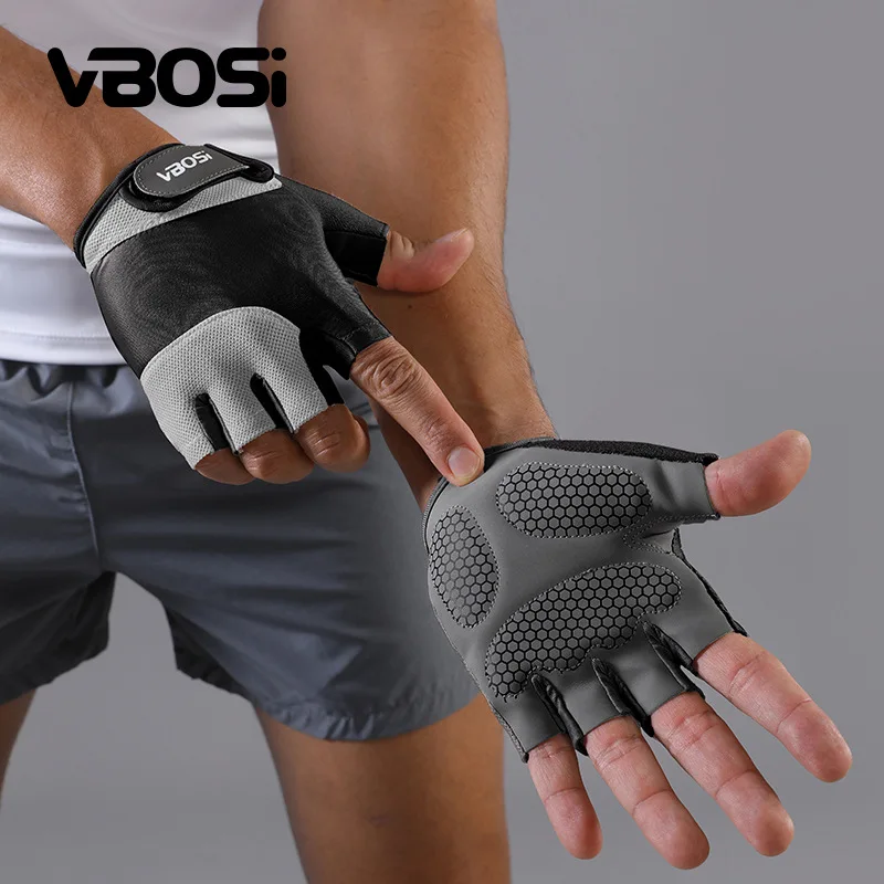 

Gym Gloves Women Men Weightlifting Dumbbell Fitness Sport Training Exercise Gloves Non Slip Breathable Fingerless Cycling Gloves