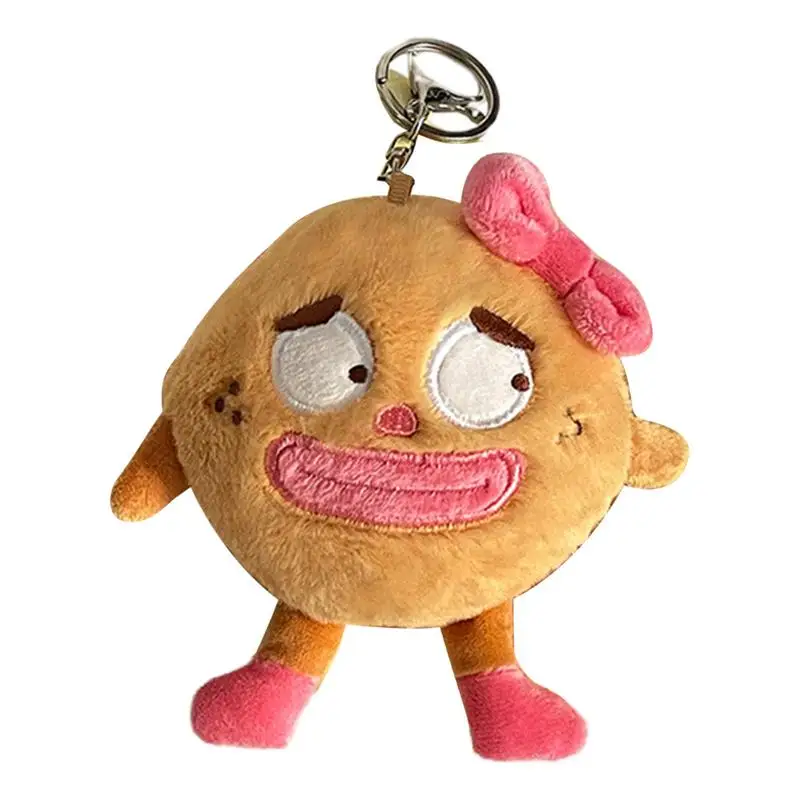 Cute Keychain Plush For Backpack Stuffed Bag Pendant Small Ugly Keychain Pendant Decoration For Themed Parties Kindergarten