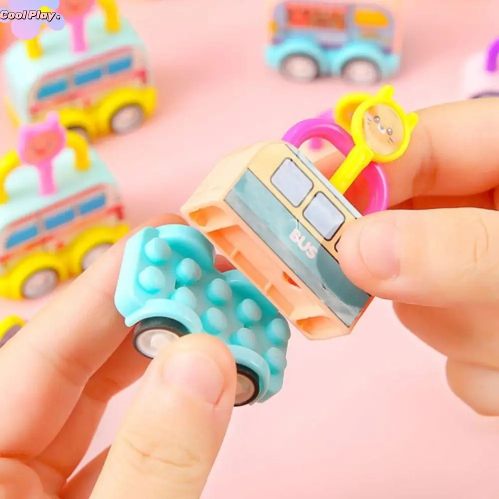 

Cute Random Color DIY Puzzle Car Toys Bus Early Educational Key Matching Toy Lock Key Lock Head Car Kids