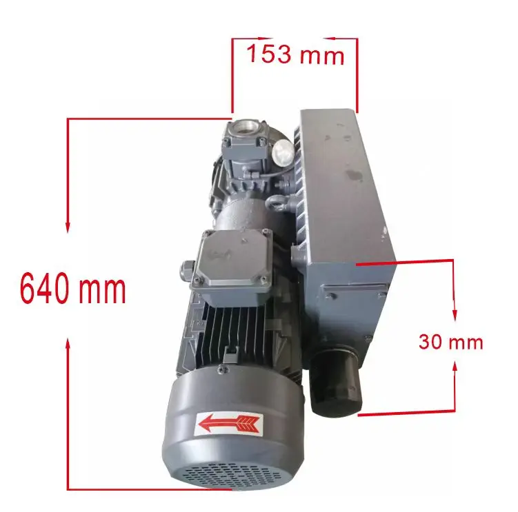 2.2KW 0.5 mbar 63 m3/h, gear pump for automotive display vacuum factory production, 1 year warranty