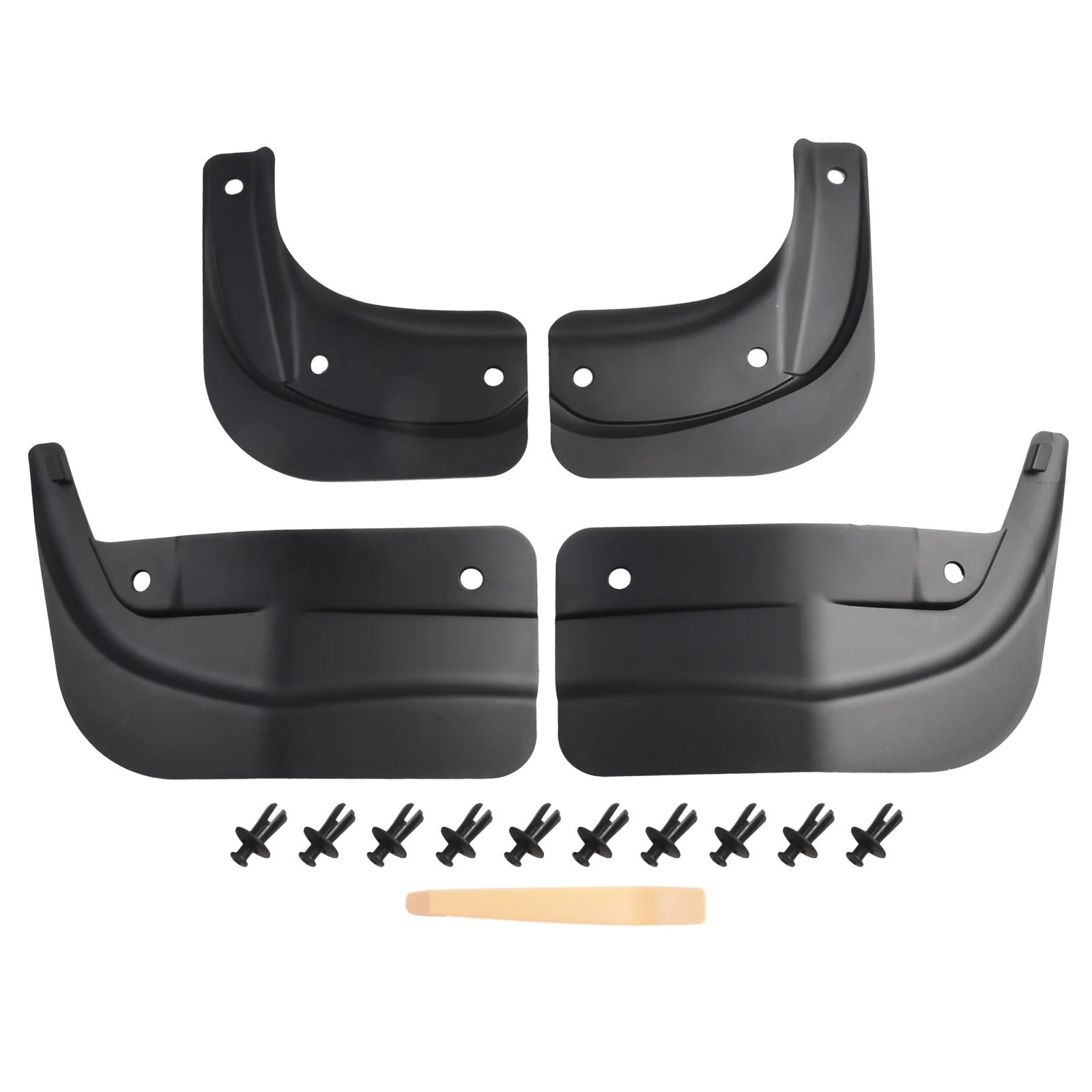 

Useful Car Wheel Mud Flaps Wheel Fender 4x Accessories Black Mudflaps Parts Replacement TPE 4 Pc 4pcs 4pcs/set