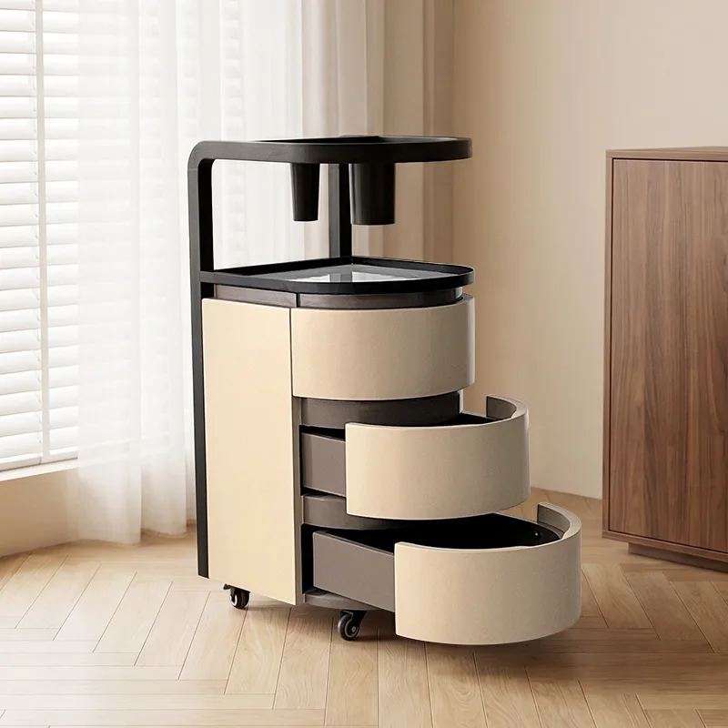 Small cart beauty salon special SPA tattoo embroidery eyelash storage mobile rack