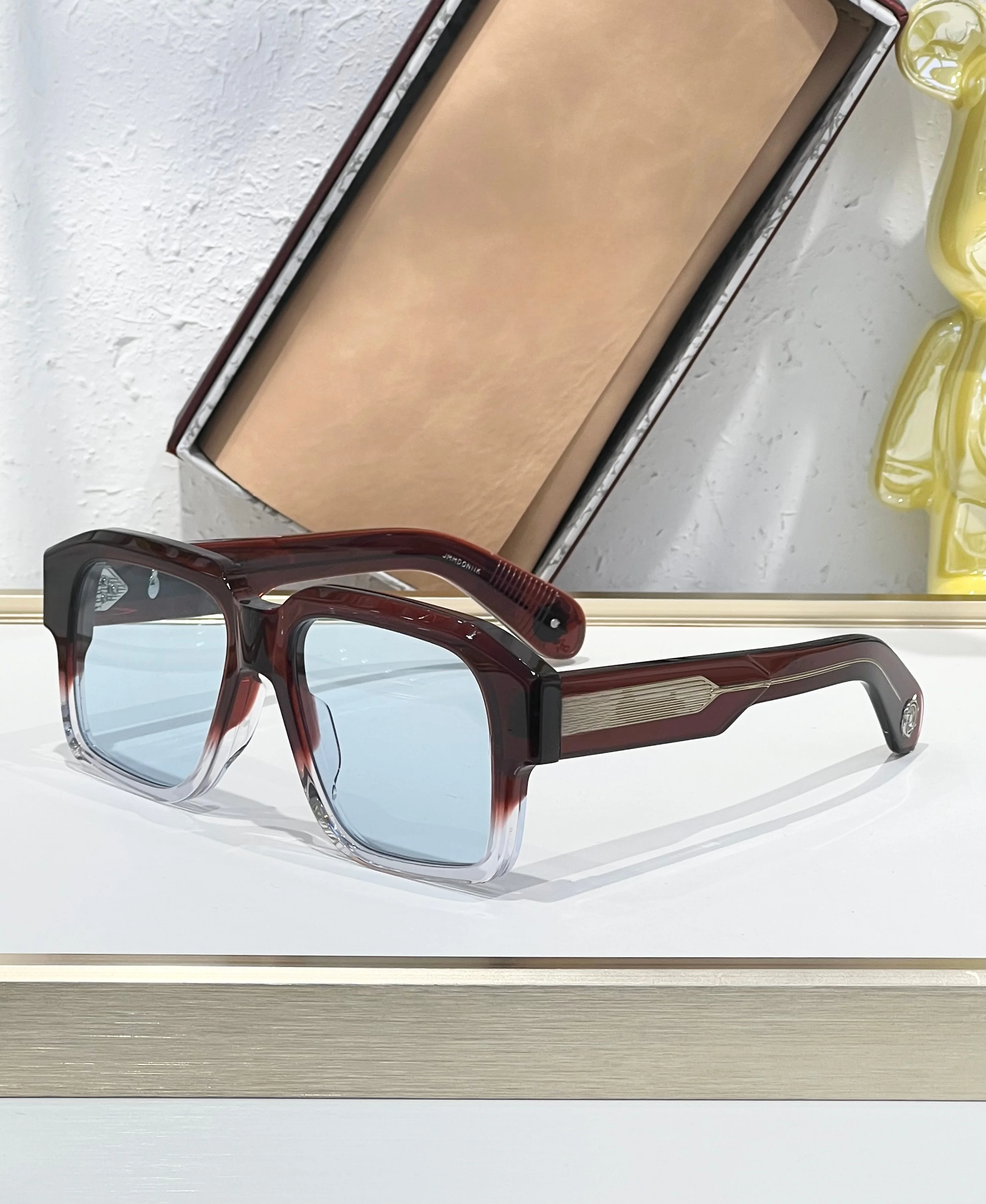  DONATO Large Square Frame Sunglasses Luxury Handcrafted Trendy Eyewear for Men And Women Outdoor Cross Border Jacqu Design