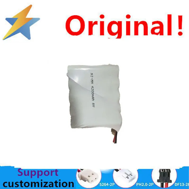 Brand new genuine 6V 17670 4200MAH battery with long standby time for mother and child, dual 2.54 for landline phones