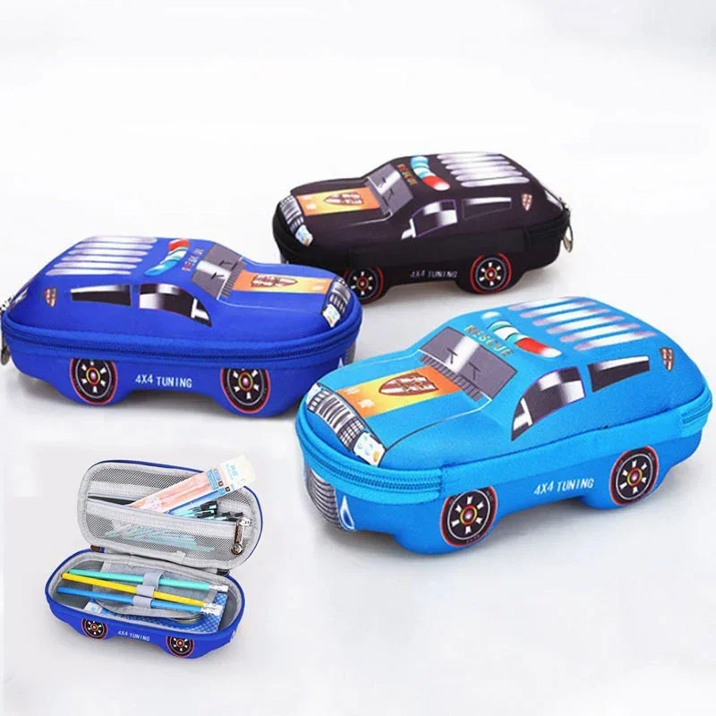 1 Pcs Creative New Student 3D Stereoscopic Car Sports Car Stationery Box EVA Pen Bag Pen Box