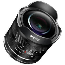 Meike 7.5mm F2.8 Aps-C Manual Focus Diagonal Fisheye lens Super Wide Angle for M43/Sony E/FUJI X/Nikon Z/Canon EFM Mount
