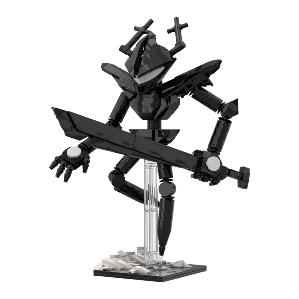 

MOC Popular Game Deltarune The Roaring Knight Building Blocks Model The Roaring Knight Bricks Assembly Toys Kids Birthday Gifts