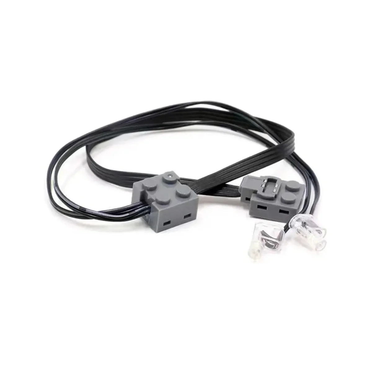 New 2PCS Power Functions Parts LED Light Link Line Cable 8870 Compatible with Legoeds Switch 8869 Car Train Light
