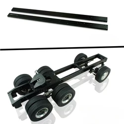 Modified 6X4 Three-axle Frame 45MM for 1/14 Tamiya RC Truck Dump Truck SCANIA 770 VOLVO ACTROS BENZ MAN LESU Model Car DIY Parts