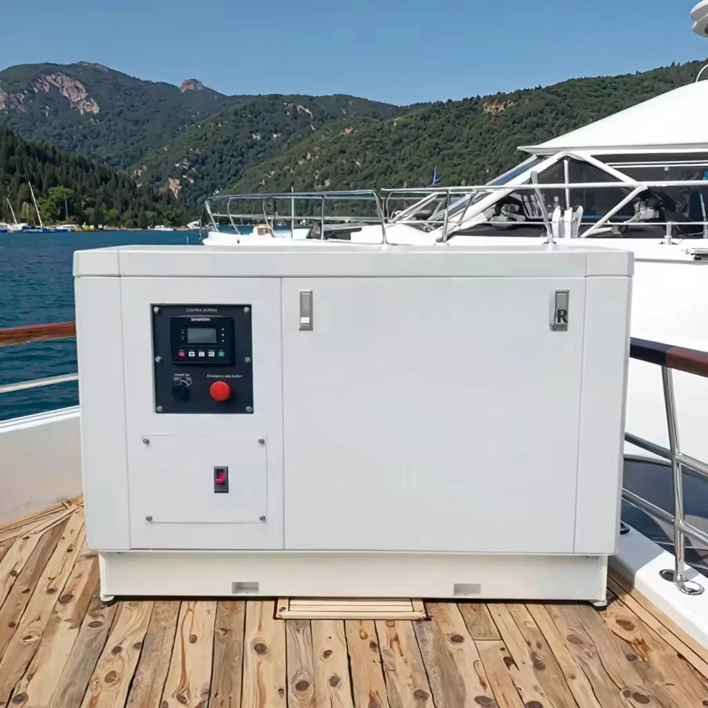 

BS Power 8kw 3 Cylinders Generator for Boat with Electric Start Sea Water Cooled Engine Silent Die sel Genset for Yacht