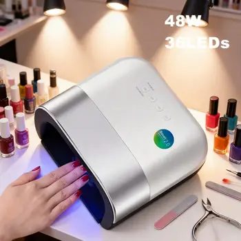 SUNUV SUN3 智慧美甲烘乾機 2.0 48W UV LED 燈美甲烘乾機,附智慧型定時記憶功能和隱形數位定時顯示 10 最佳銷售 太陽紫外線 - №2