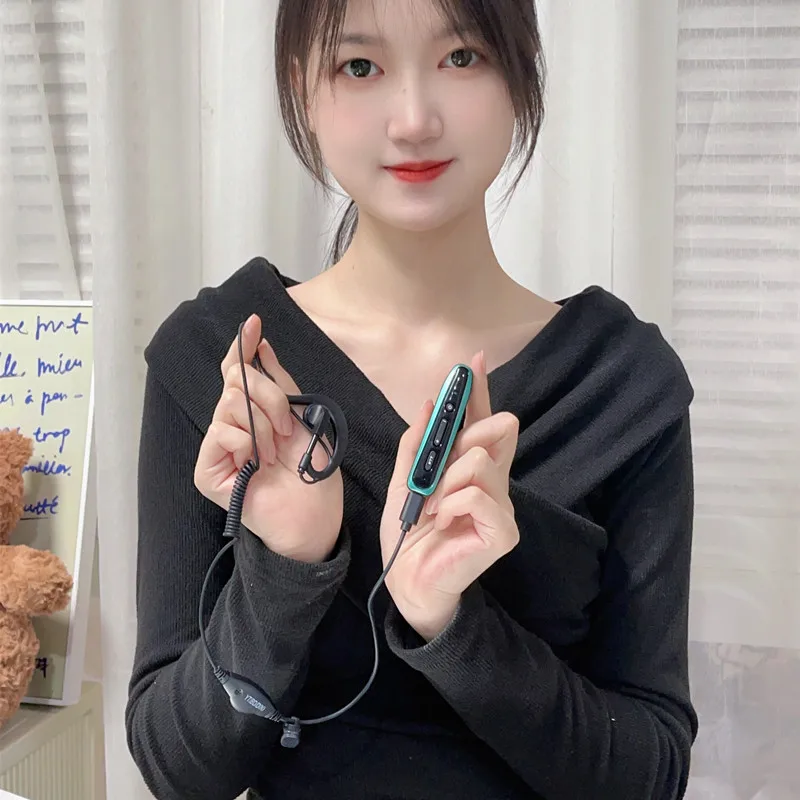 Walkie Talkie, miniature hearing , Ear hanging type , bar, hotel, beauty hall small-scale two way radio headset 16 channels