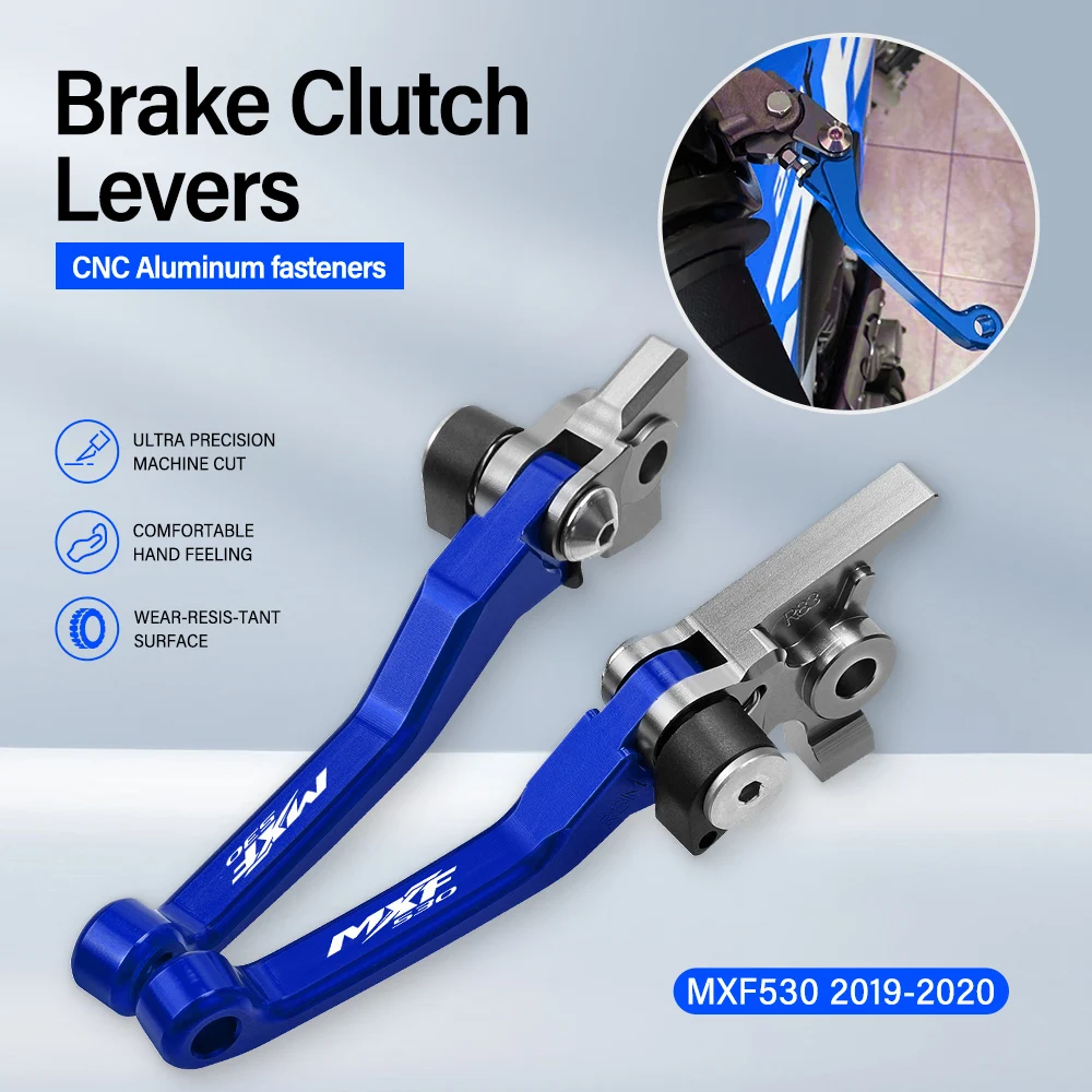 

For TM MXF530 2019 2020 Motocross Foldable Pivot Dirt Bike CNC Handlebar Brake Clutch Levers Handle Lever