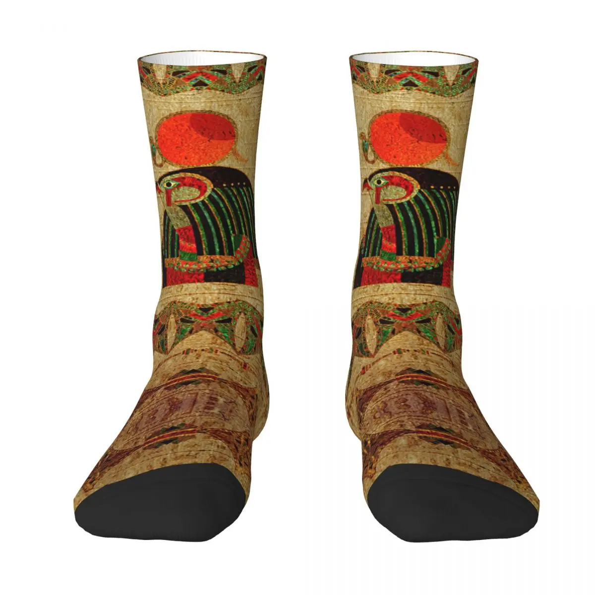 Horus egipcio Ornament On papiro calcetines para adultos Calcetines Unisex, calcetines para hombre y mujer