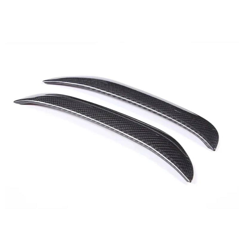 Dry Carbon Fiber Car Front Bumper Fog Lamp Decoration Stickers Car Fog Lamp Accessories For Maserati Grecale 2022 2023