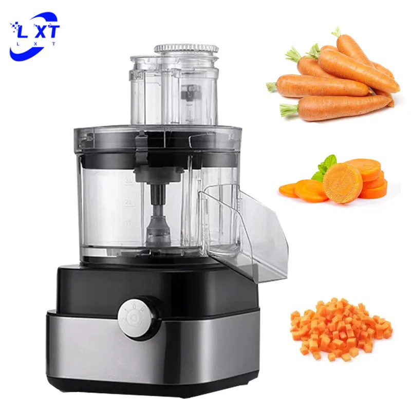 Commercial Electric Food Processor Shredder Vegetable Dicing Machine Carrot Potato Onion Granular Cube Cutting Machine