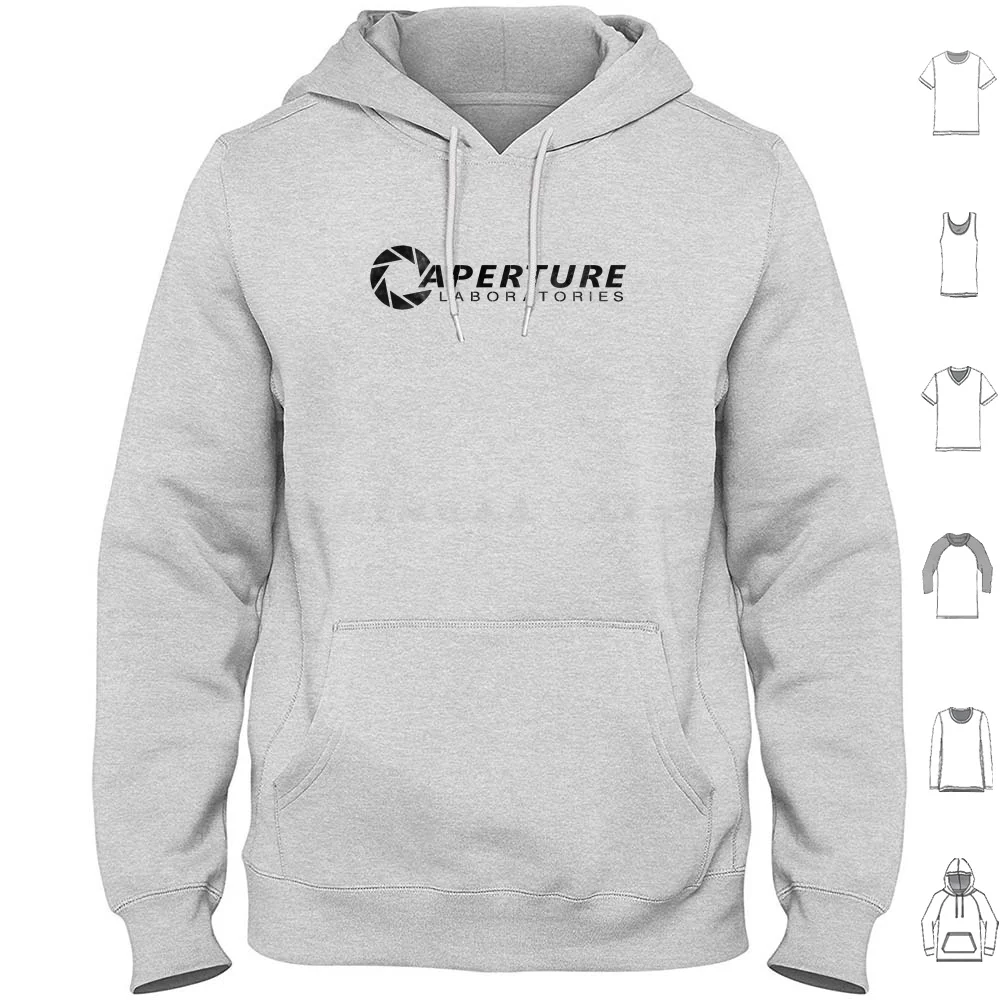 

Aperture Hoodies Long Sleeve Portal 2 Aperture Aperture Chell Glados Glad0s Valve Pc Master Race Pcmr