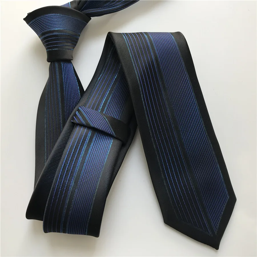 Men's Ties Designer Novelty Panel Neck Tie High Quality Jacquard Woven Neckties Vertical Striped Ties for Men