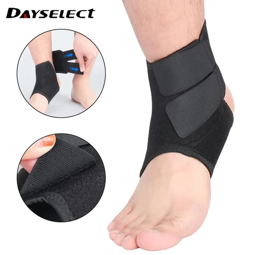 탄력 조절 가능한 스포츠 발목 버팀대, 압력 발목 양말, 염좌 방지 달리기, 농구 축구 라이딩, 통기성 스타킹, 1 개 