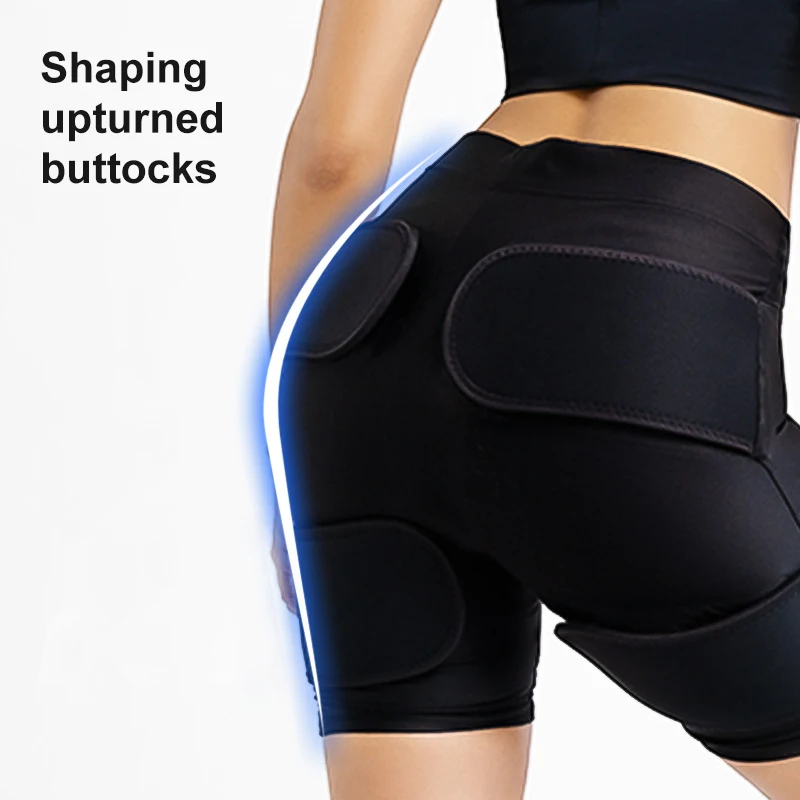 High Waist Shorts Yoga Pants with EMS Muscle Stimulator Buttock Ultimate EMS Stimulator