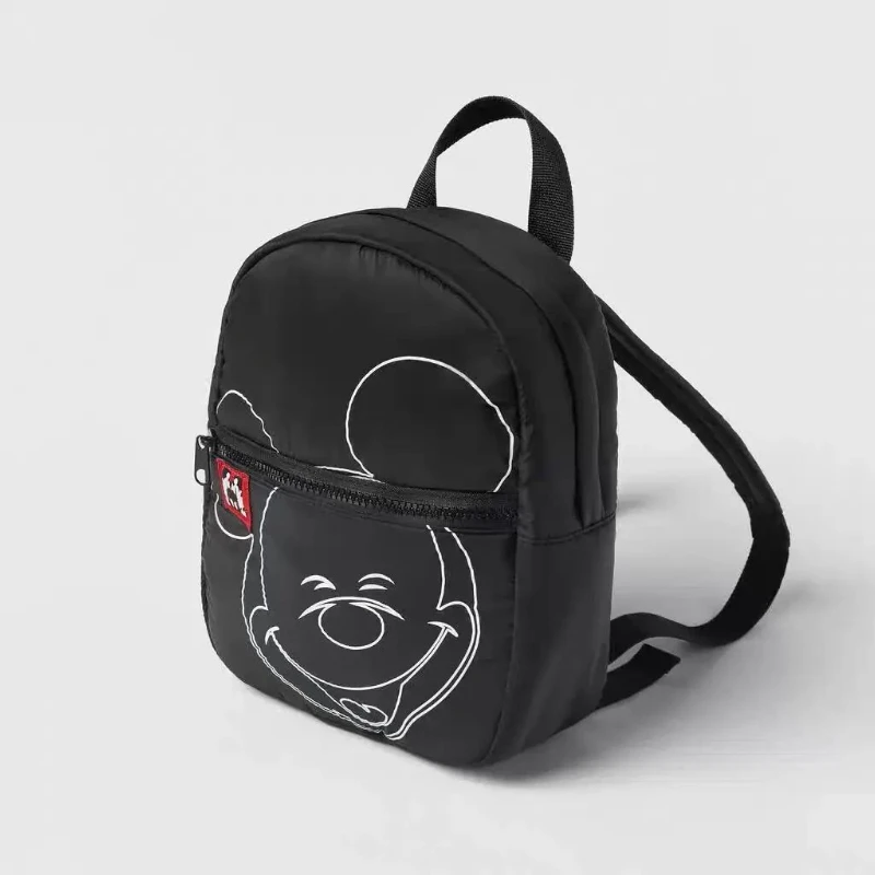 Children Bag Baby Cartoon Kindergarten School Bag Cute Mickey Mouse Printed Small Backpack Simple Style Bag