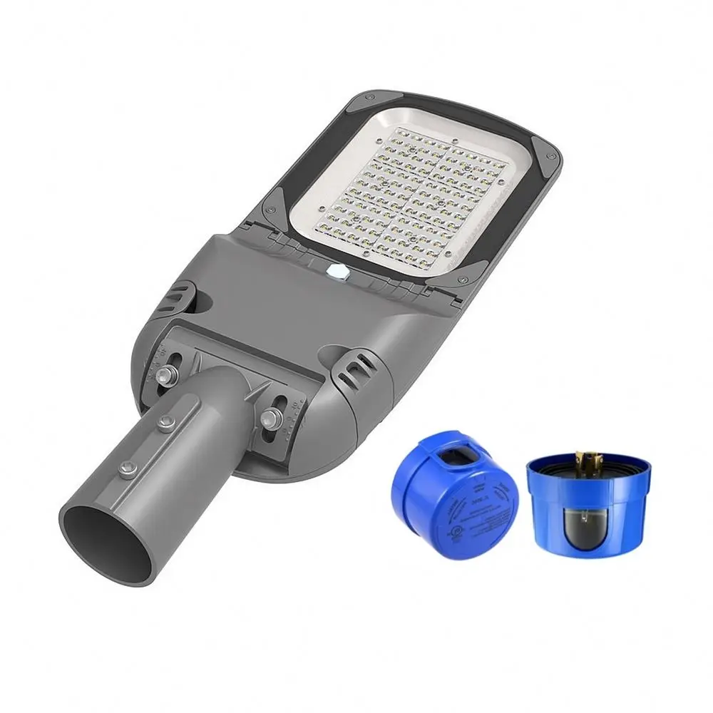 Умный уличный светодиодный уличный фонарь с датчиком фотоэлемента для парковки 70 Вт 100 Вт 150 Вт 200 Вт 240 Вт 300 Вт Установка наружного освещения