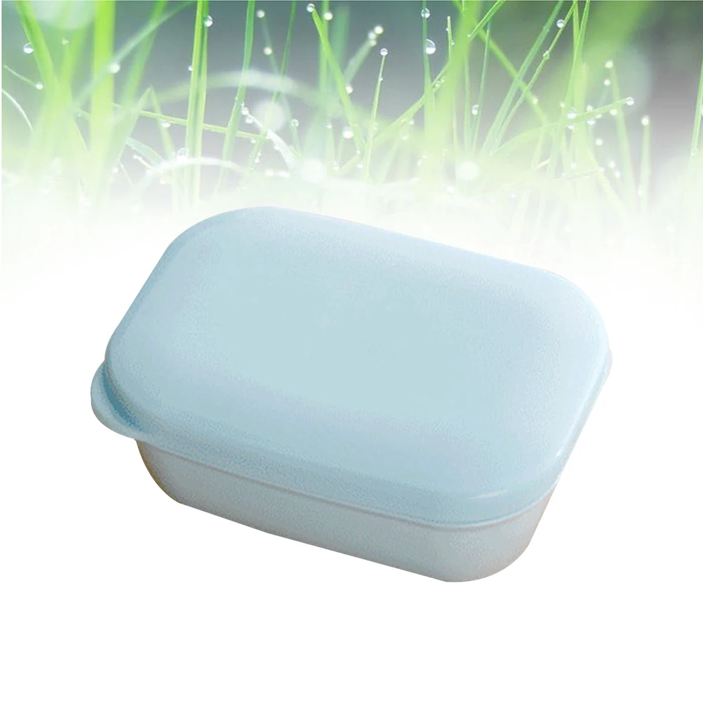

Rectangular Soap Box Waterproof Seal Soap Container Japanese Style Slotted Drainer Bathroom Soap Storage Case Soap Holder for Ba