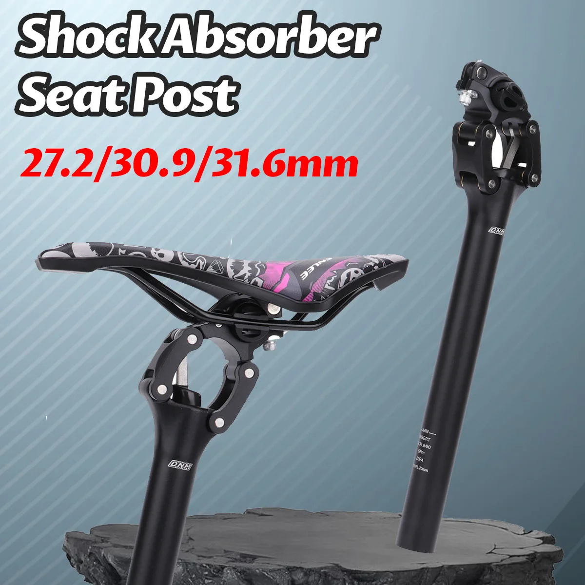 

27 2 30.9 31.6 28.6 30 30.4 33.9 Seatpost With Shock Absorber Suspension Seat Post Damper Adjustable Bicycle Saddle Seat Tube