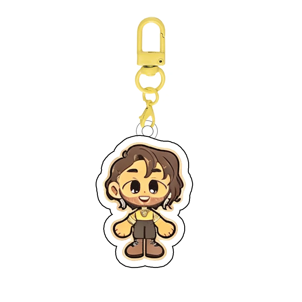 for Fields of Mistria Game Adeline March Celine Valen Balor Ryis Acrylic Keychain Q Version Festival Gift Cute Backpack Pendant view 6