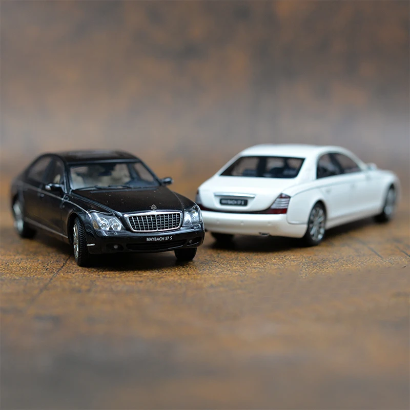 Diecast 1/43 Scale Maybach 57S luxury Sedan Simulation Alloy Car Model Static Display Collectible Toy Gift Souvenir Decration