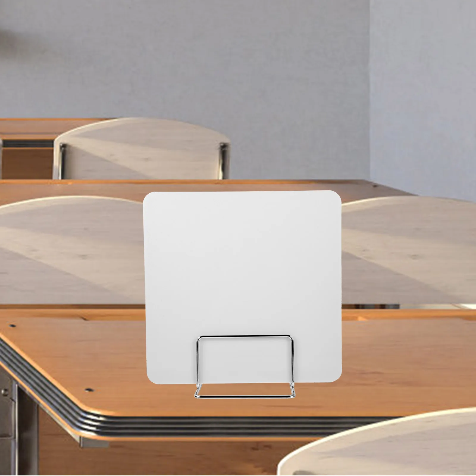 

Countertop Sneeze Guard Privacy Board Desk Divider Shield for Students Office Classroom White Lightweight Easy Setup Protection