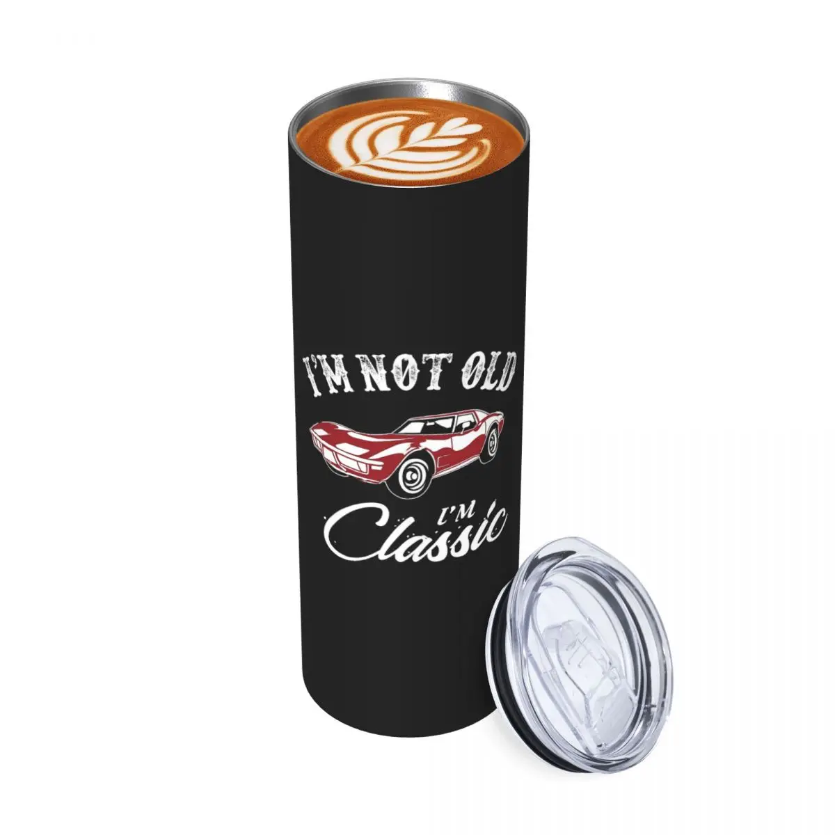 

Classic Corvette Car Stainless Steel Tumbler Vacuum Insulated Mugs Thermal Cold Bottle Straws With Lid 20oz