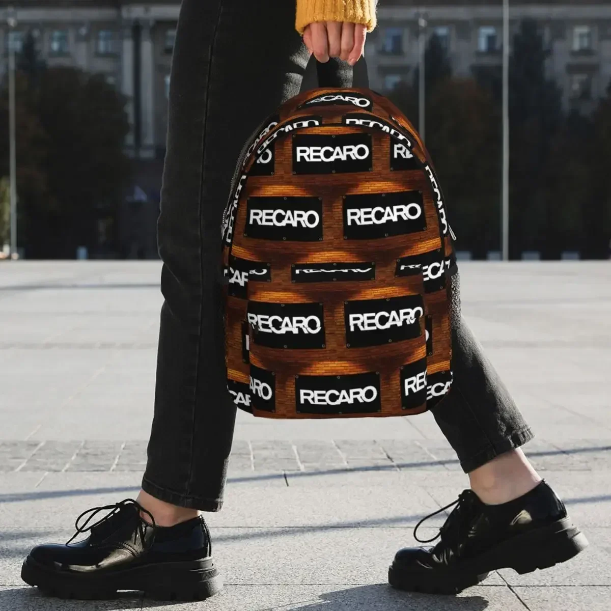 R-Recaro-S Banner Racing Backpack Hot Sale Daypack Large Capacity Boys Girls BookBag Shoulder Bags for Men Women Kids School Bag view 4