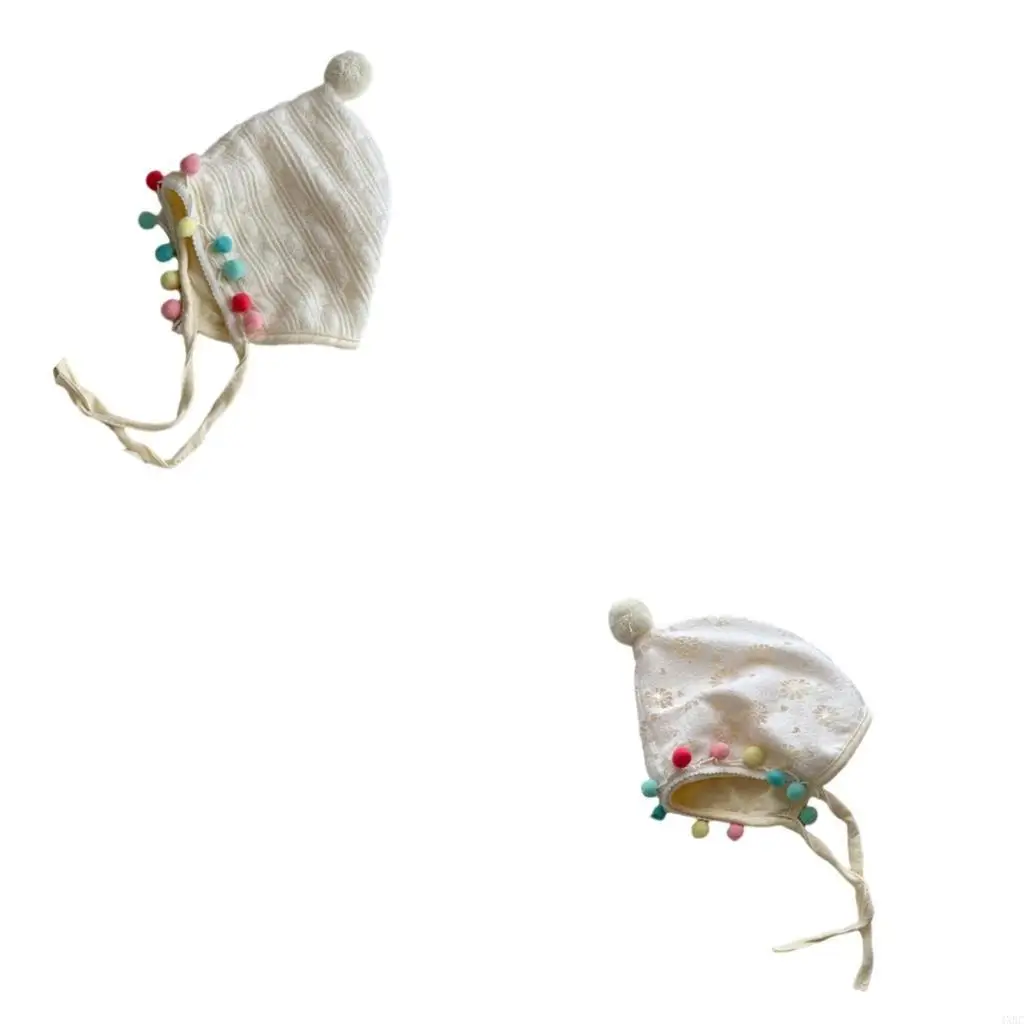 

Модные детские девочки плодные кепки подбородок завязывают капот от 0 до 3 -го года 4xbc